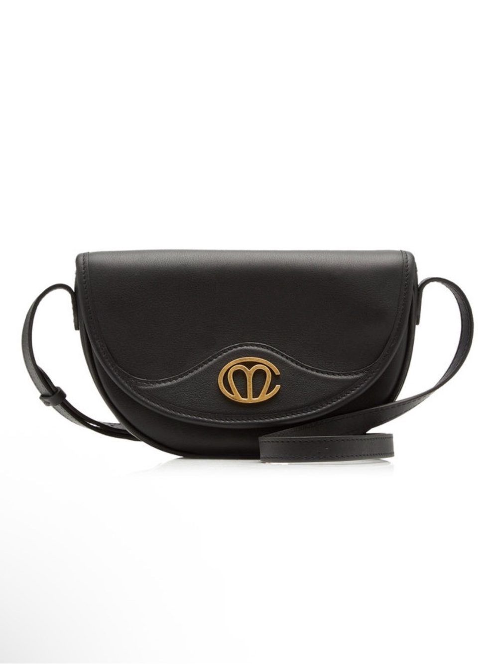 Rare Mark Cross Black Leather Crossbody Bag